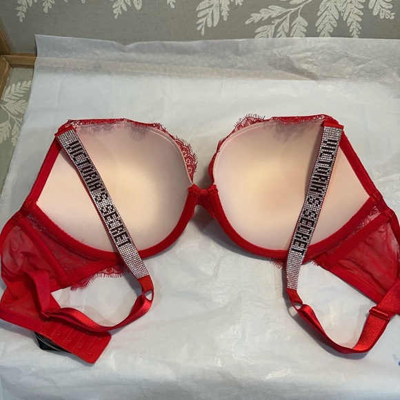 Victoria's Secret Very Sexy Sparkly Strap Bra, - Picture 5 of 9